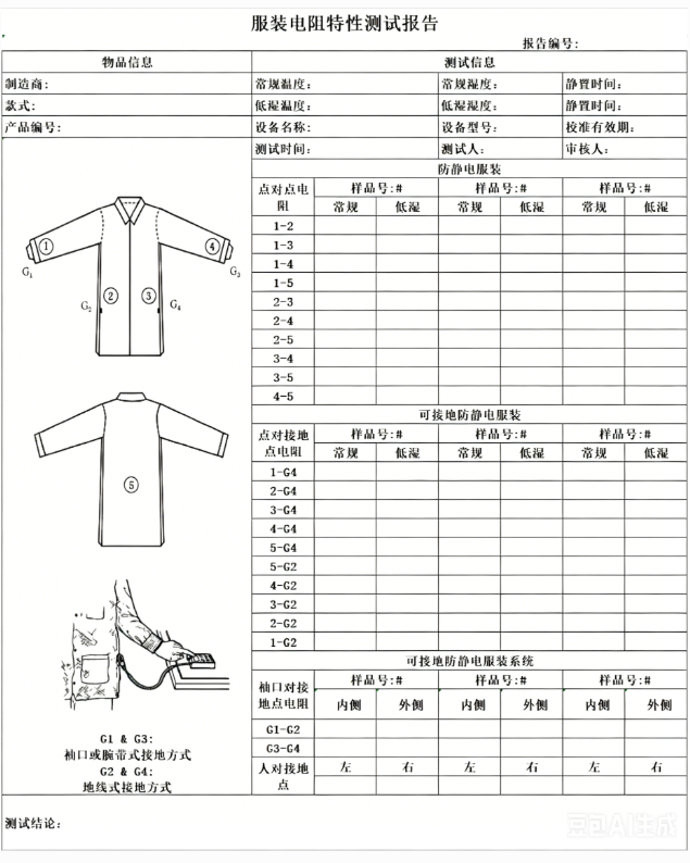 防静电服装 防静电服装